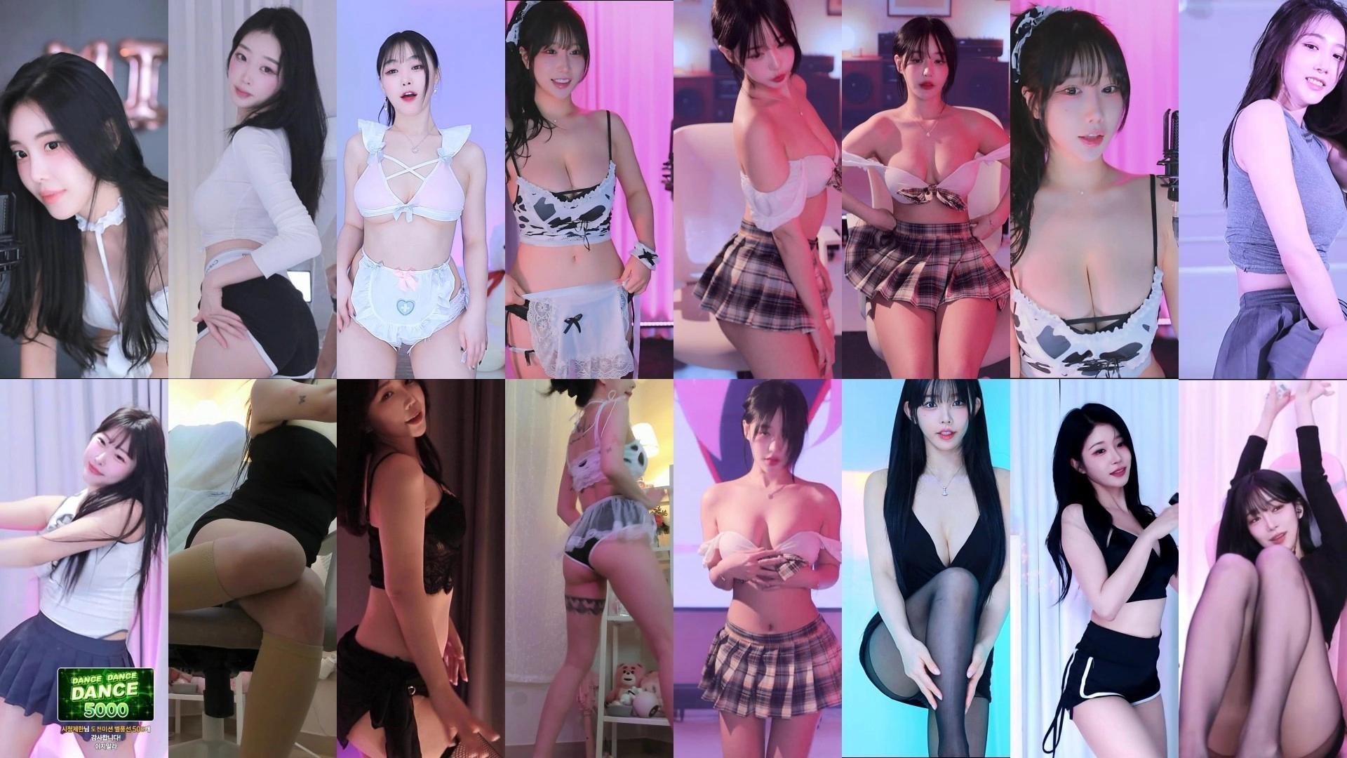 AfreecaTv韩国BJ 2025年3月25日录制舞蹈合集劲爆画面