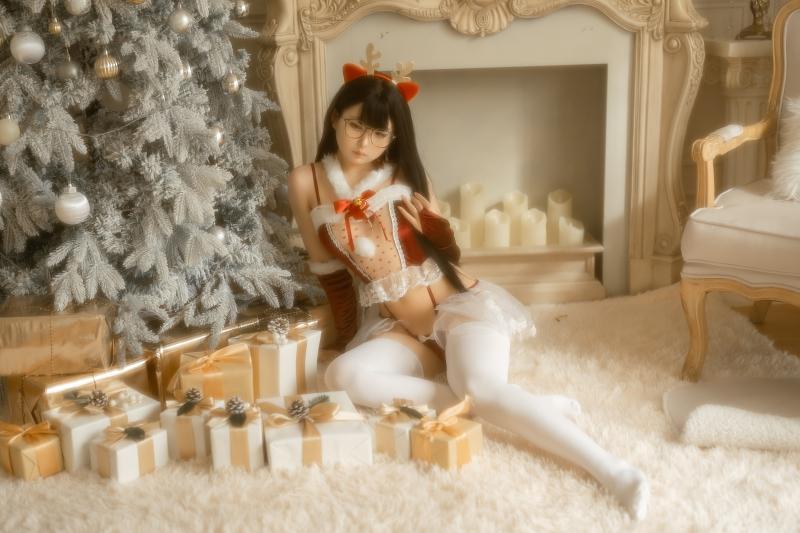 幼水铃衣 圣诞小鹿【80P-2V-3.7GB】-值得珍藏