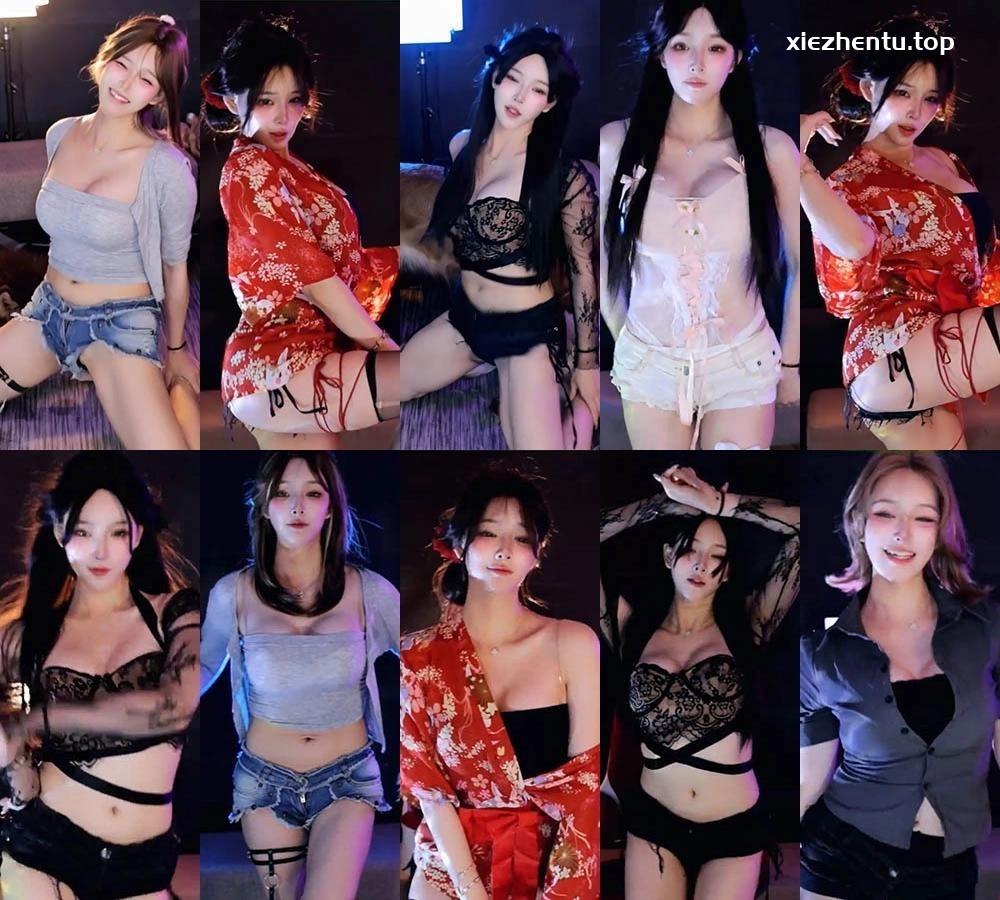 斗鱼直播小渔火25年8月精选跳舞合集教学分享