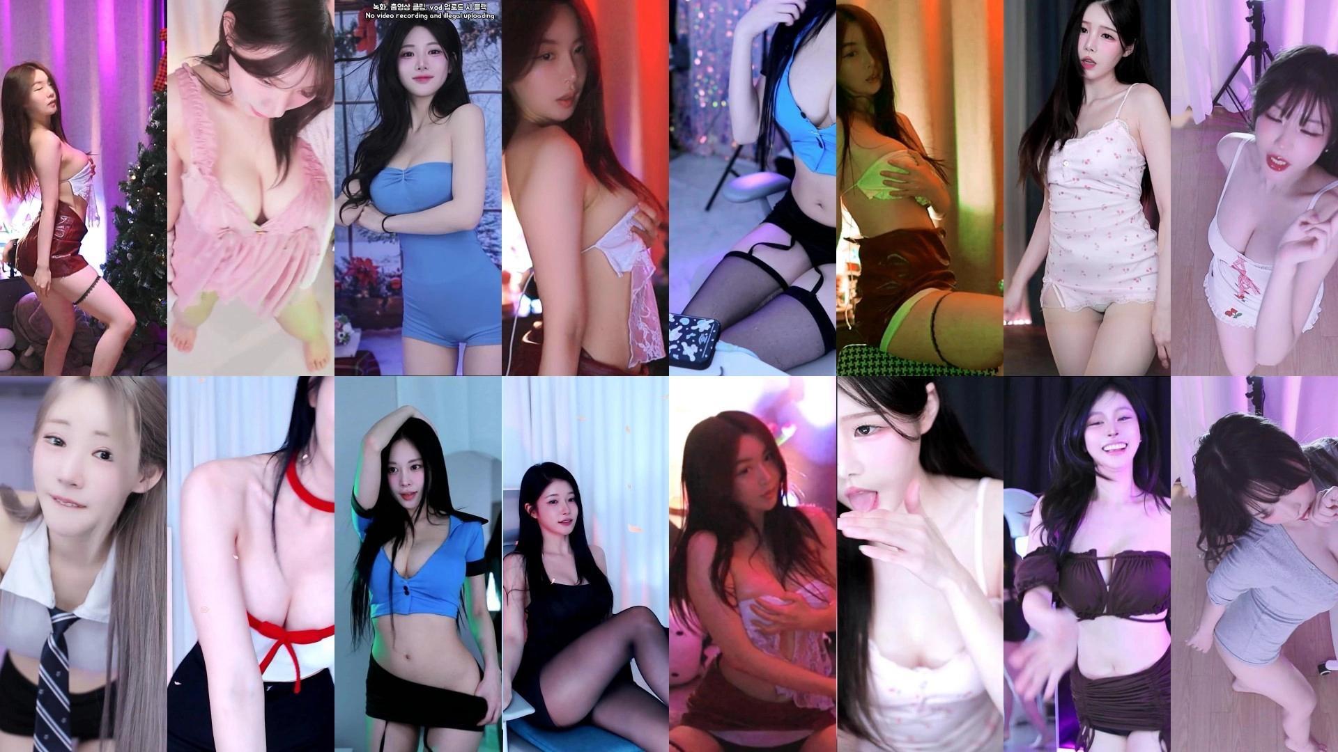 AfreecaTv韩国BJ 24年12月29日录制舞蹈合集超劲爆