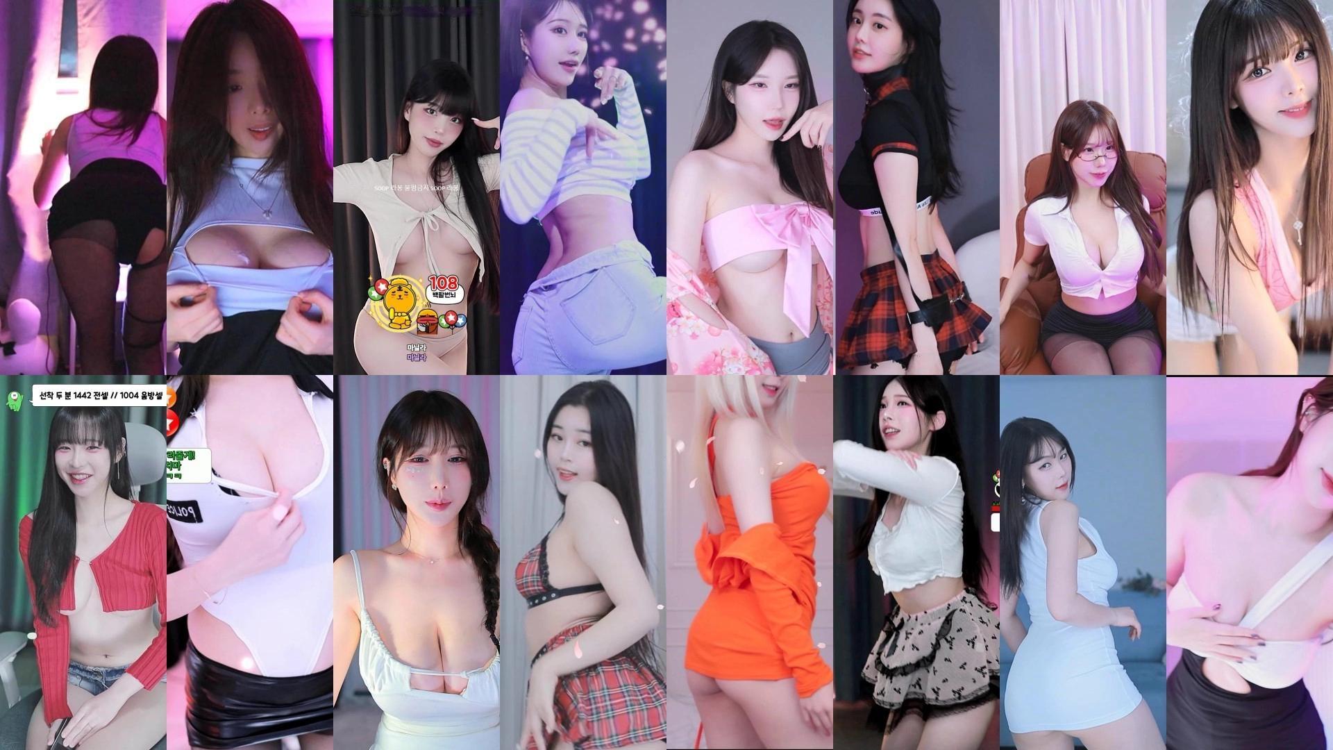 AfreecaTv韩国BJ 24年12月13日录制舞蹈合集劲爆画面