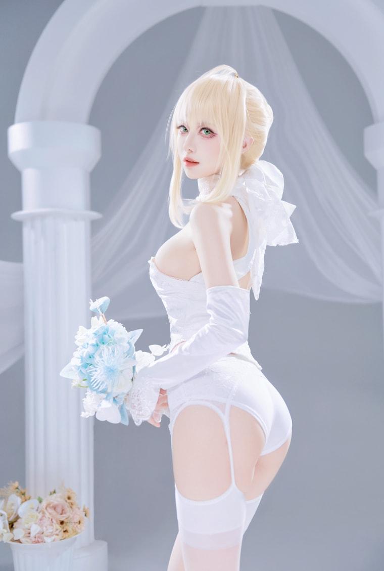 Shika小鹿鹿 FGO-Saber花嫁-快来一看