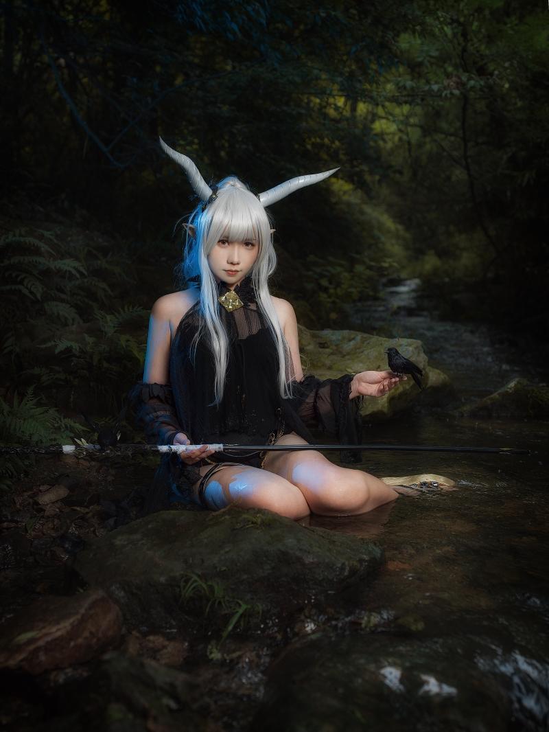 麻花酱 明日方舟 闪灵泳装【20P-254MB】-精美资源