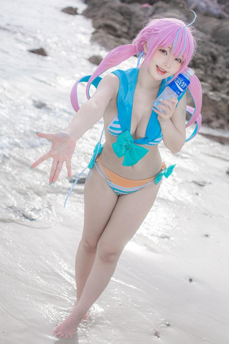 Takanashi Hanari 图包 Aqua【21P-55MB】-珍藏版