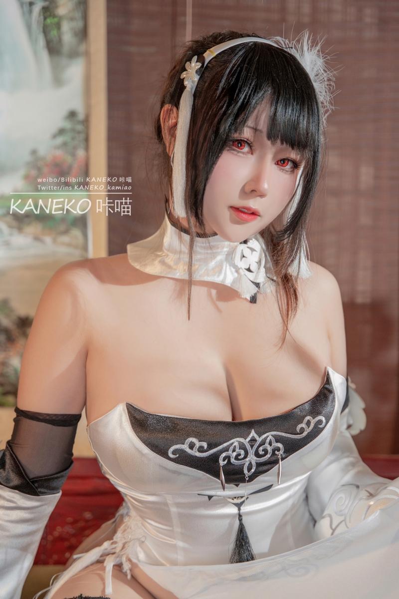 KANEKO咔喵 碧蓝航线 镇海白旗袍【30P-215MB】-优质作品