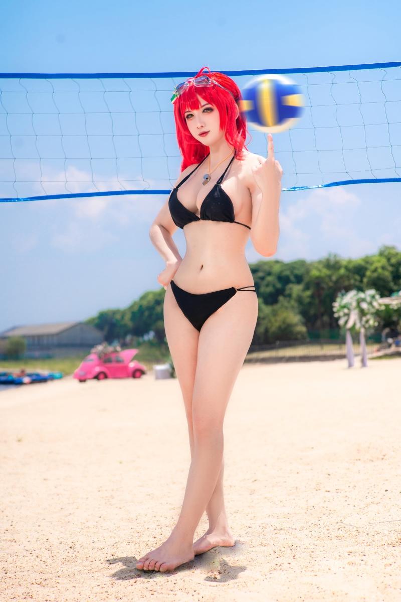 隼隼子 刺青Poi 图集 沙滩排球【44P-743MB】-美女推荐