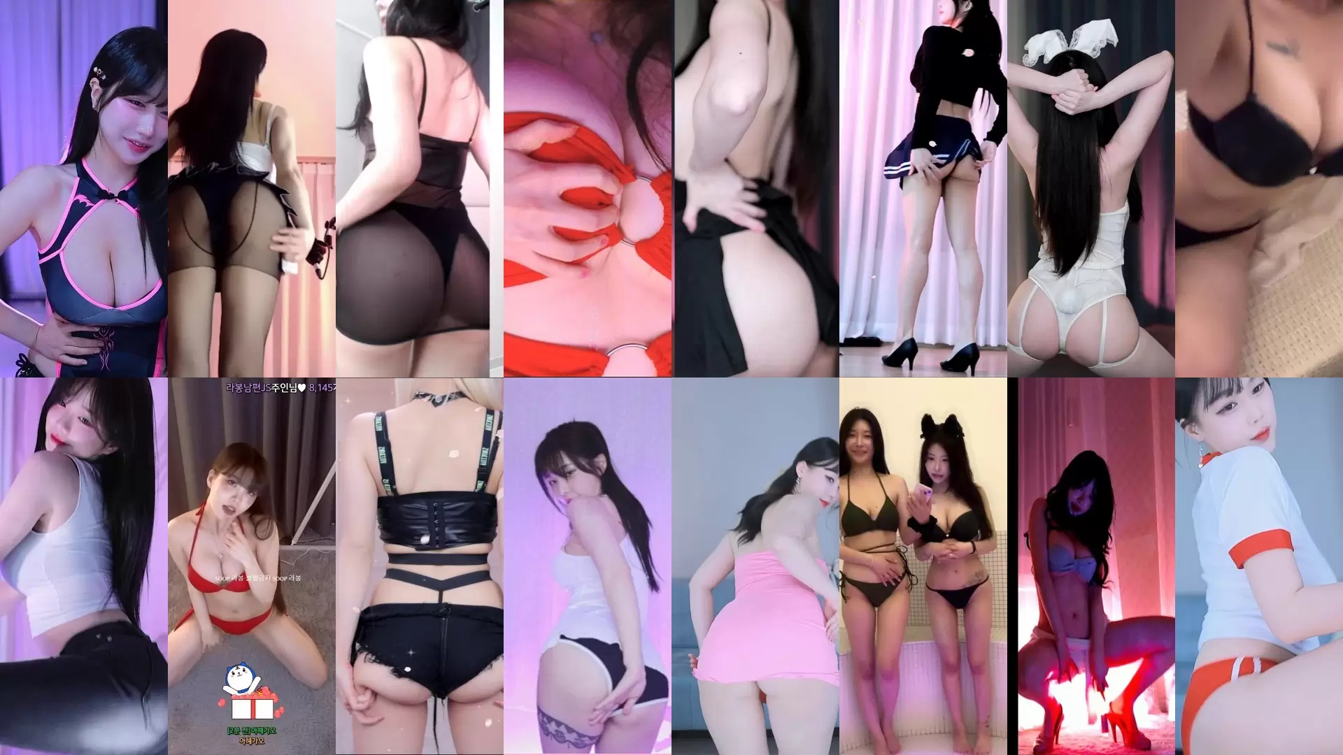 AfreecaTv韩国BJ 24年11月15-17日录制舞蹈合集超劲爆