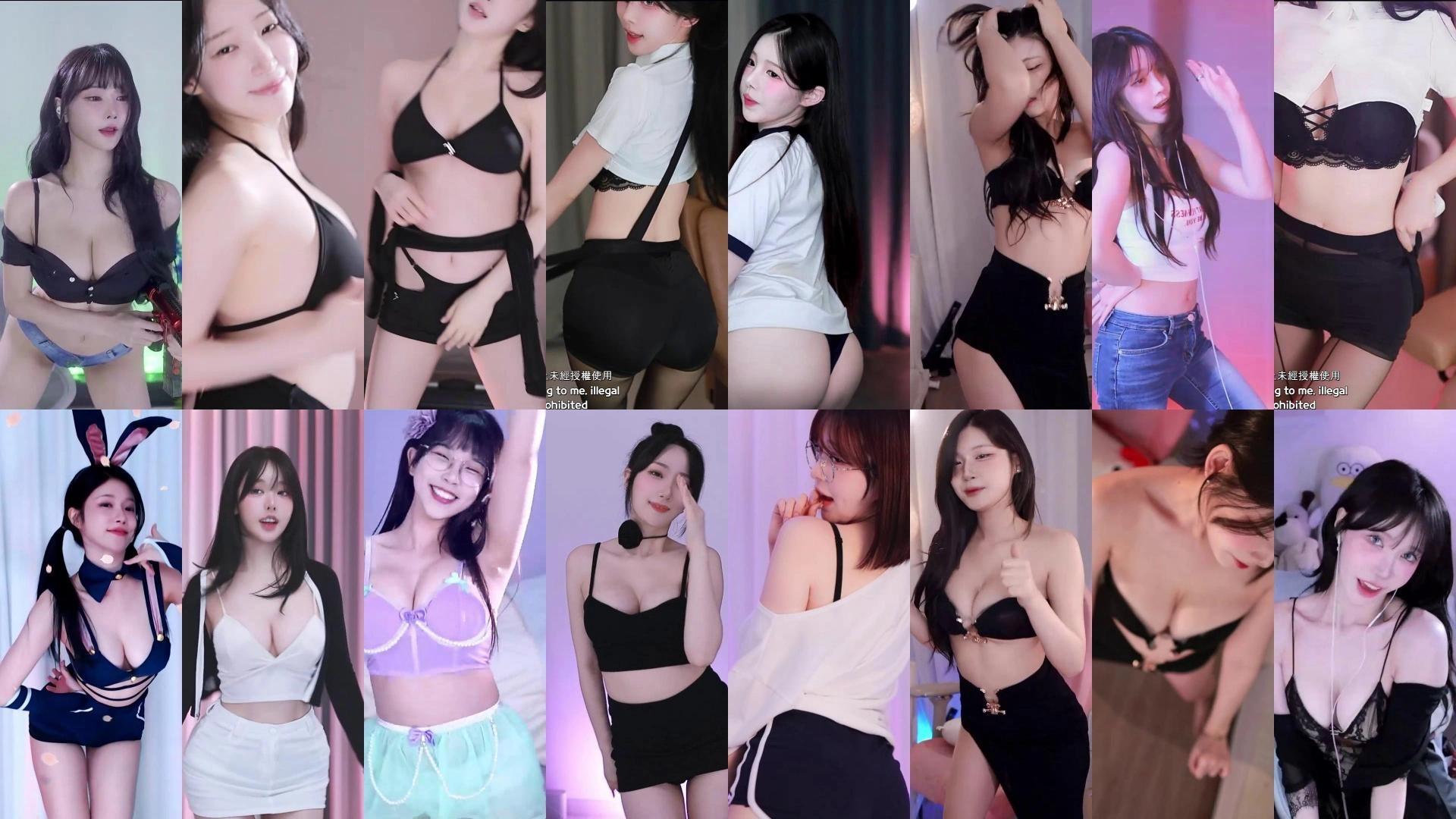 韩国BJ 2025年7月26日舞蹈视频合集 白河服务升级素材大全