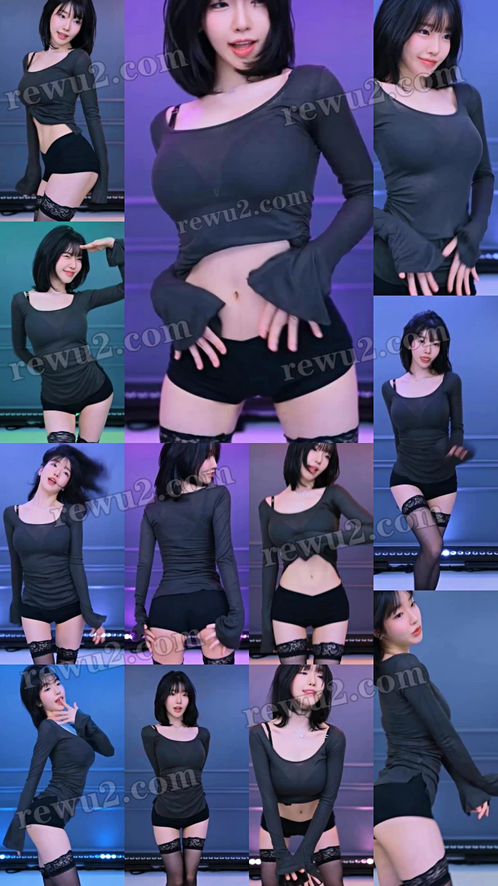 韩国主播 afreecatv 诗妍 直播跳舞无水印（5V1.05G）一起欣赏