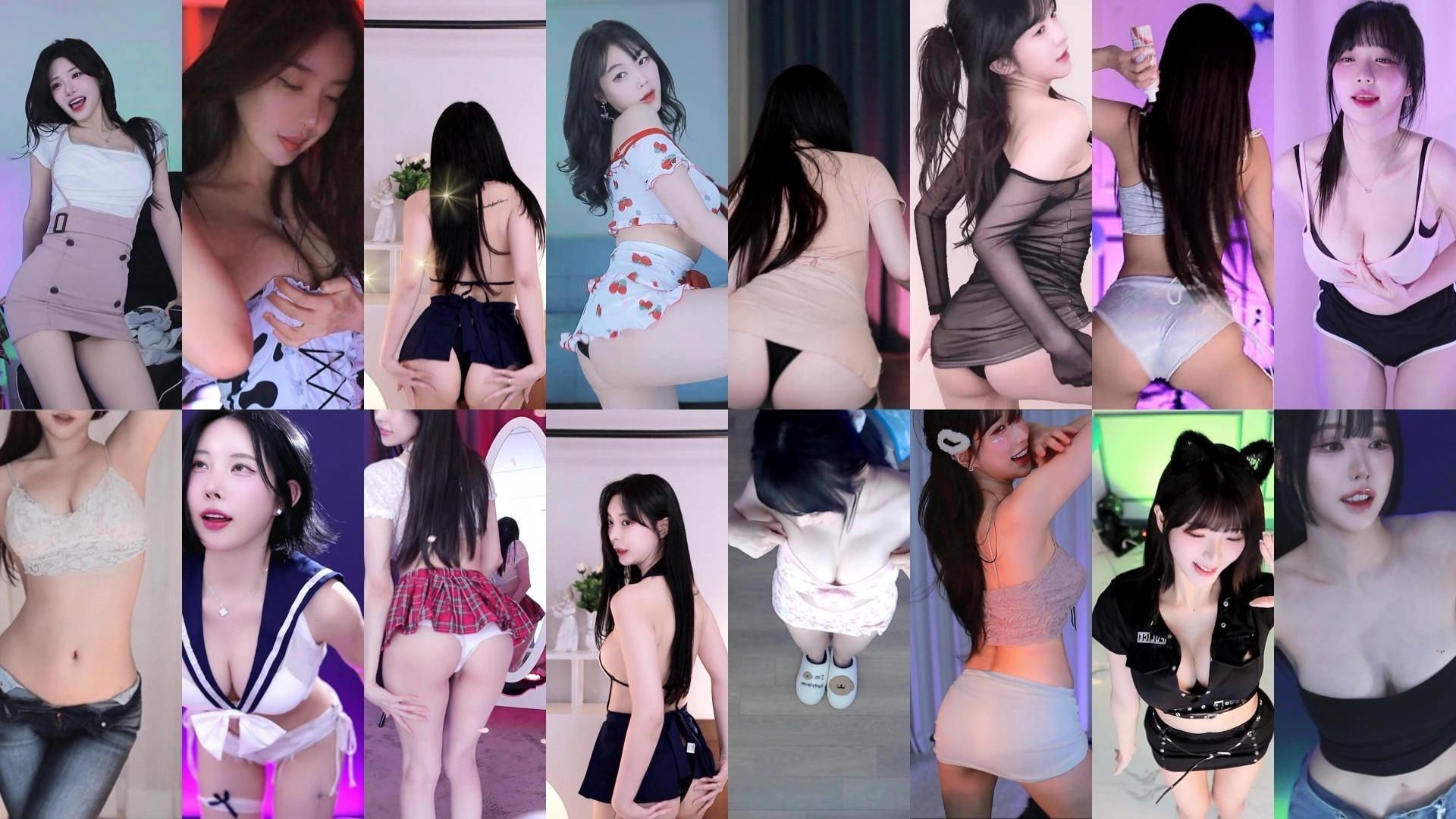 AfreecaTv韩国BJ 2025月1月4日录制舞蹈合集素材大全