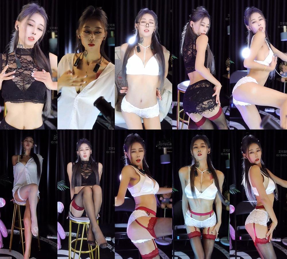 网易CC 时光直播艾可活跳舞蕾丝微透劲爆画面