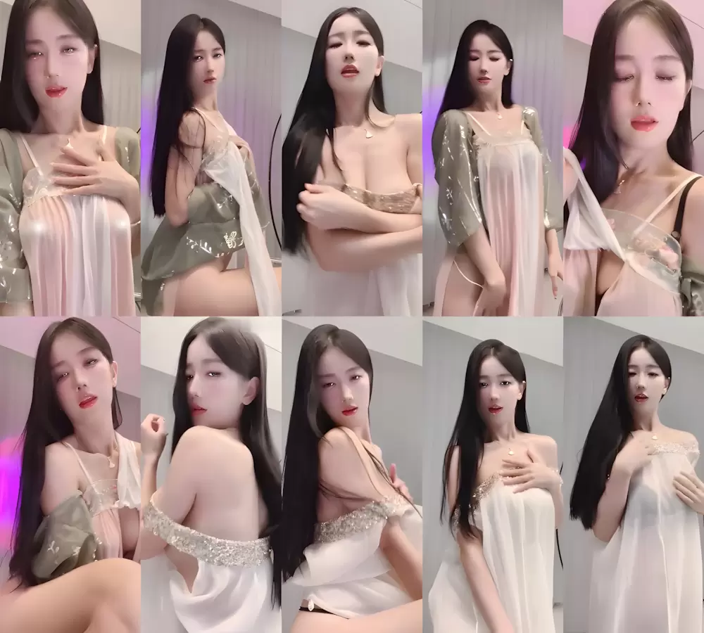 BIGO平台垚曦/宁依纯薄纱透视装全网惊呼