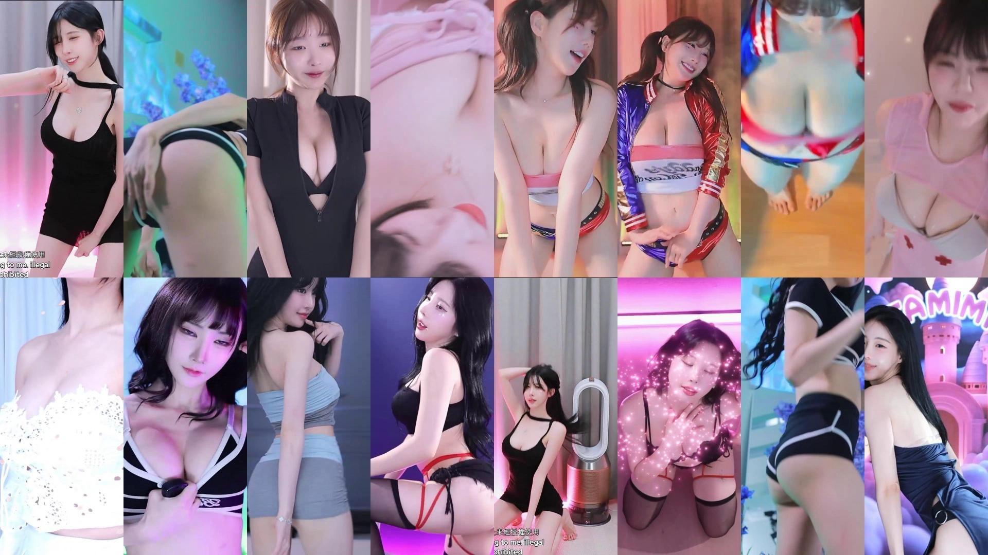 AfreecaTv韩国BJ 2025年6月3日录制舞蹈合集素材分享